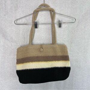 Liz Claiborne Crochet Knit Shoulder Bag Purse